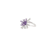 Amethyst and Diamond Ring